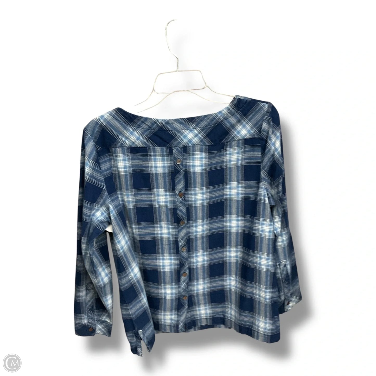 Top Long Sleeve By J. Jill In Blue, Size: Mp