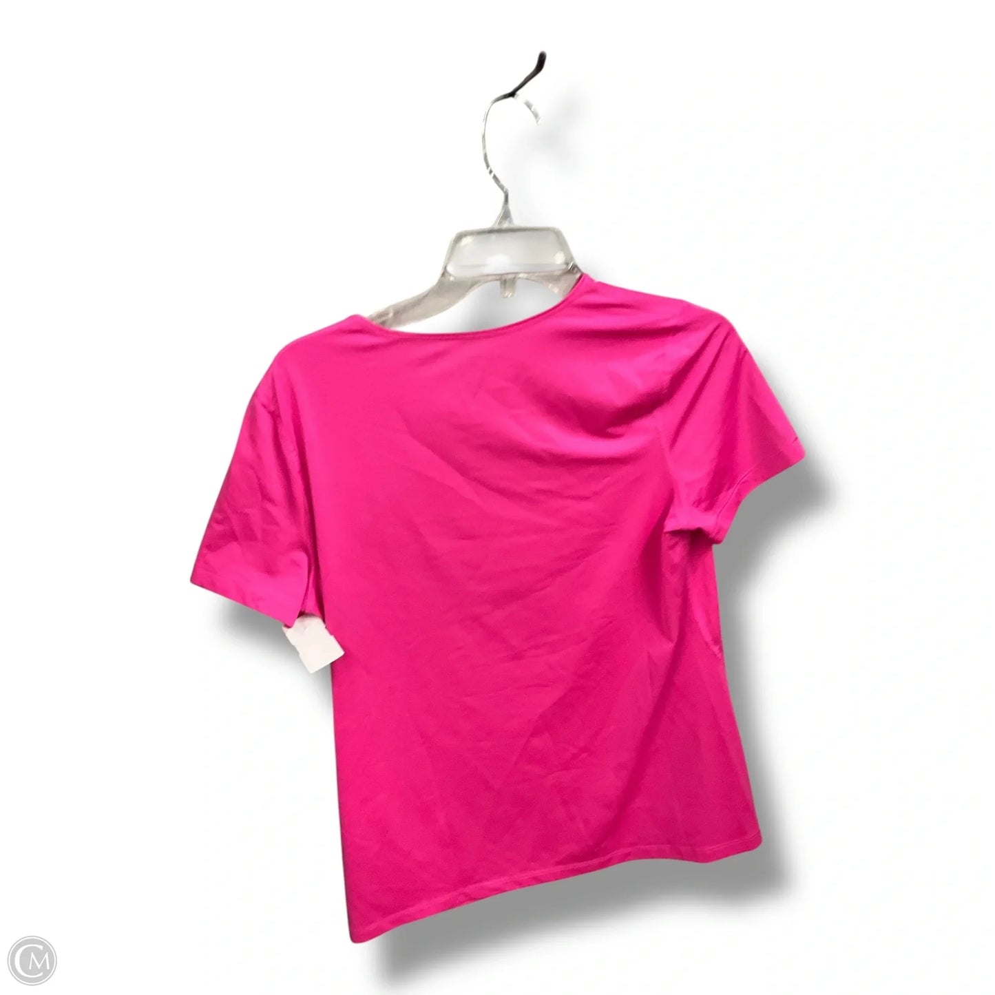 Athletic Top Short Sleeve By Nike Apparel In Pink, Size: L