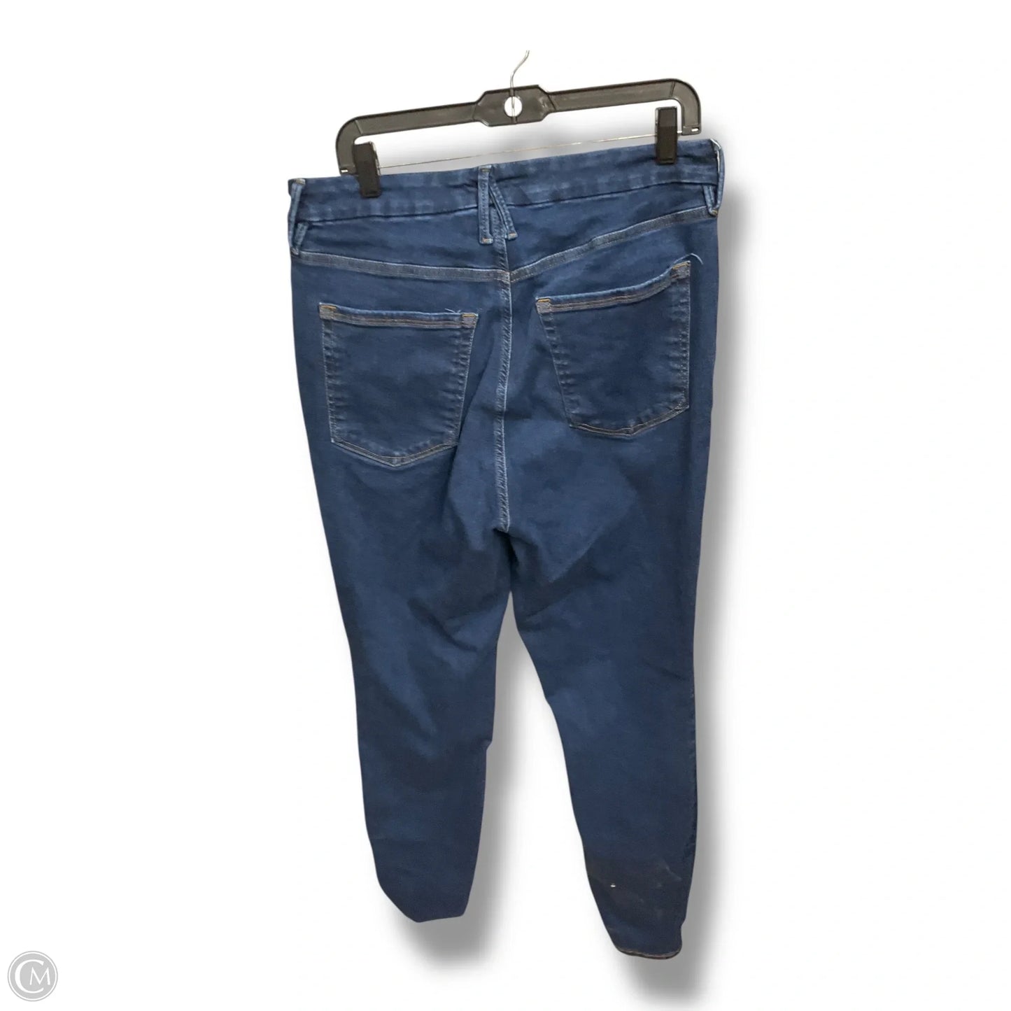 Jeans Skinny By Good American In Blue Denim, Size: 14