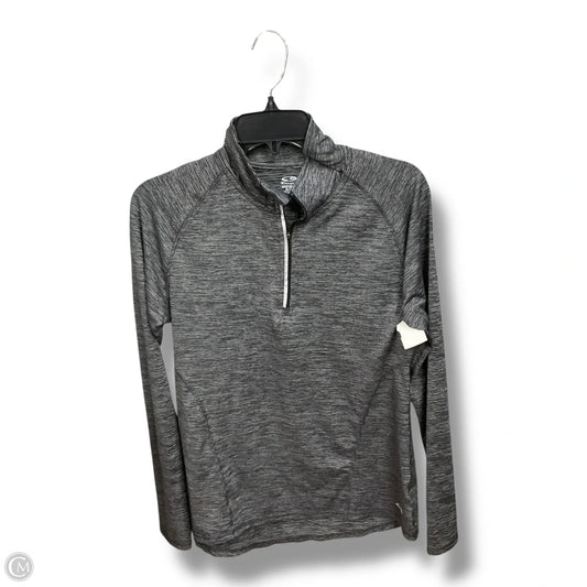 Athletic Top Long Sleeve Collar By C9 By Champion In Grey, Size: S