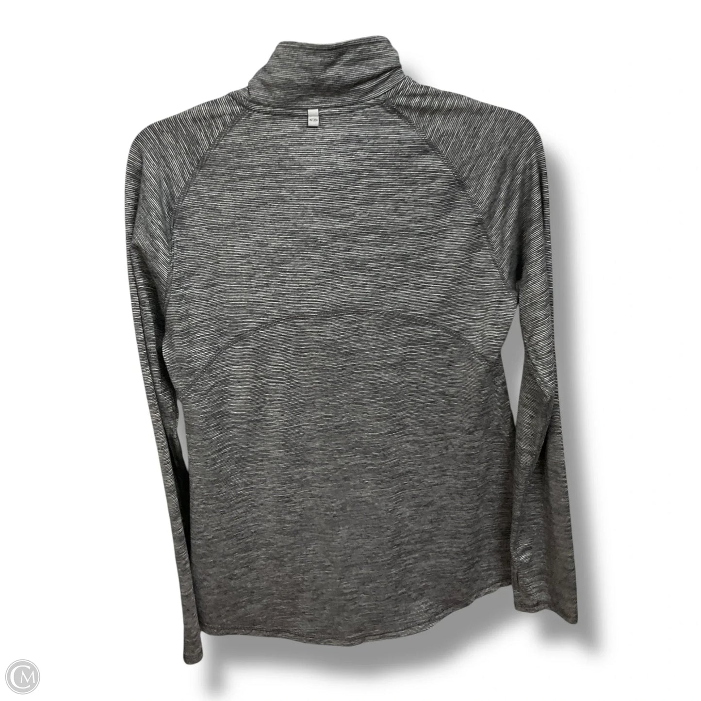 Athletic Top Long Sleeve Collar By C9 By Champion In Grey, Size: S