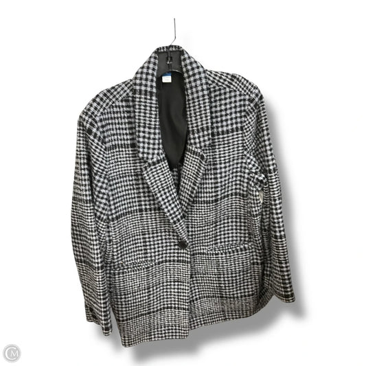 Blazer By Old Navy In Black & Blue, Size: Xl