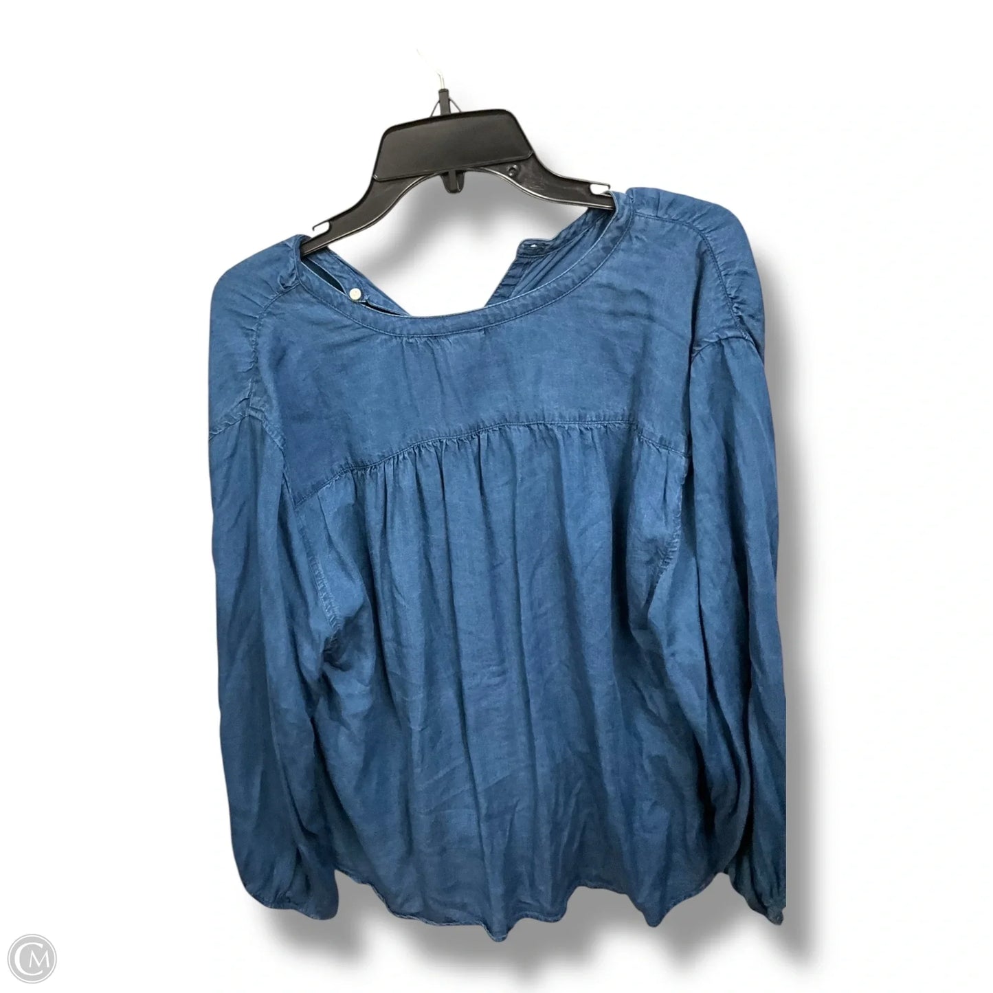 Top Long Sleeve By Old Navy In Blue, Size: Xl