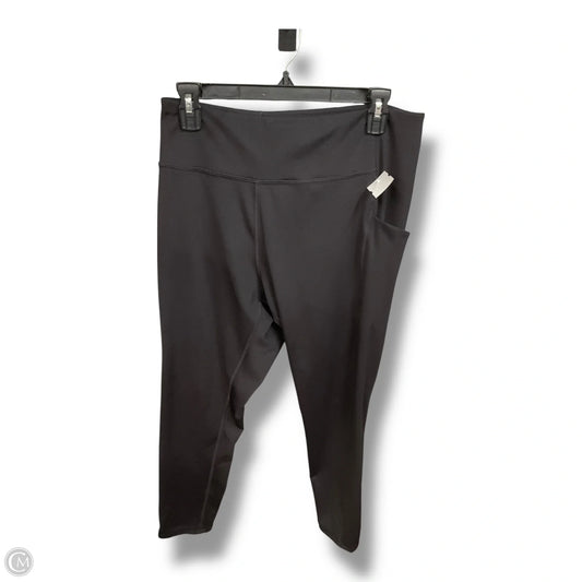 Athletic Leggings By Tek Gear In Black, Size: Xl