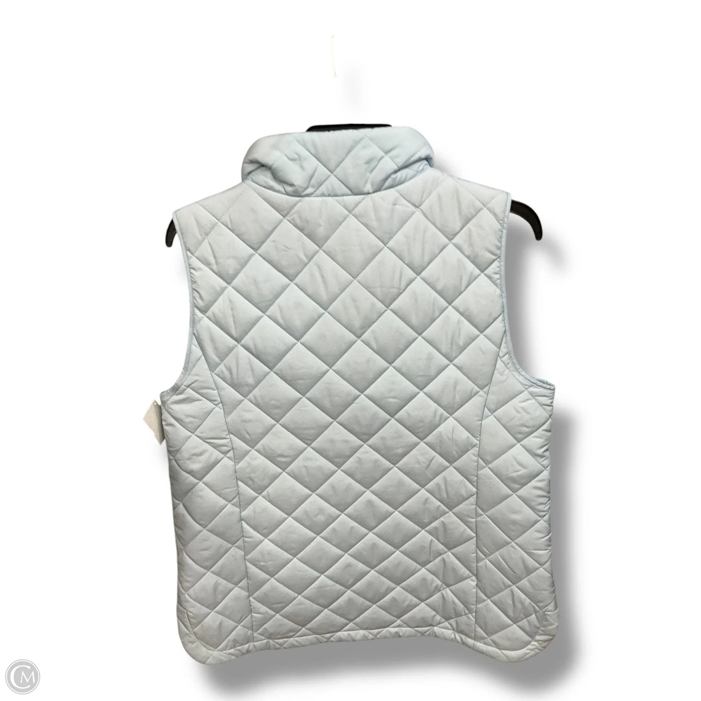 Vest Puffer & Quilted By Lands End In Blue, Size: M