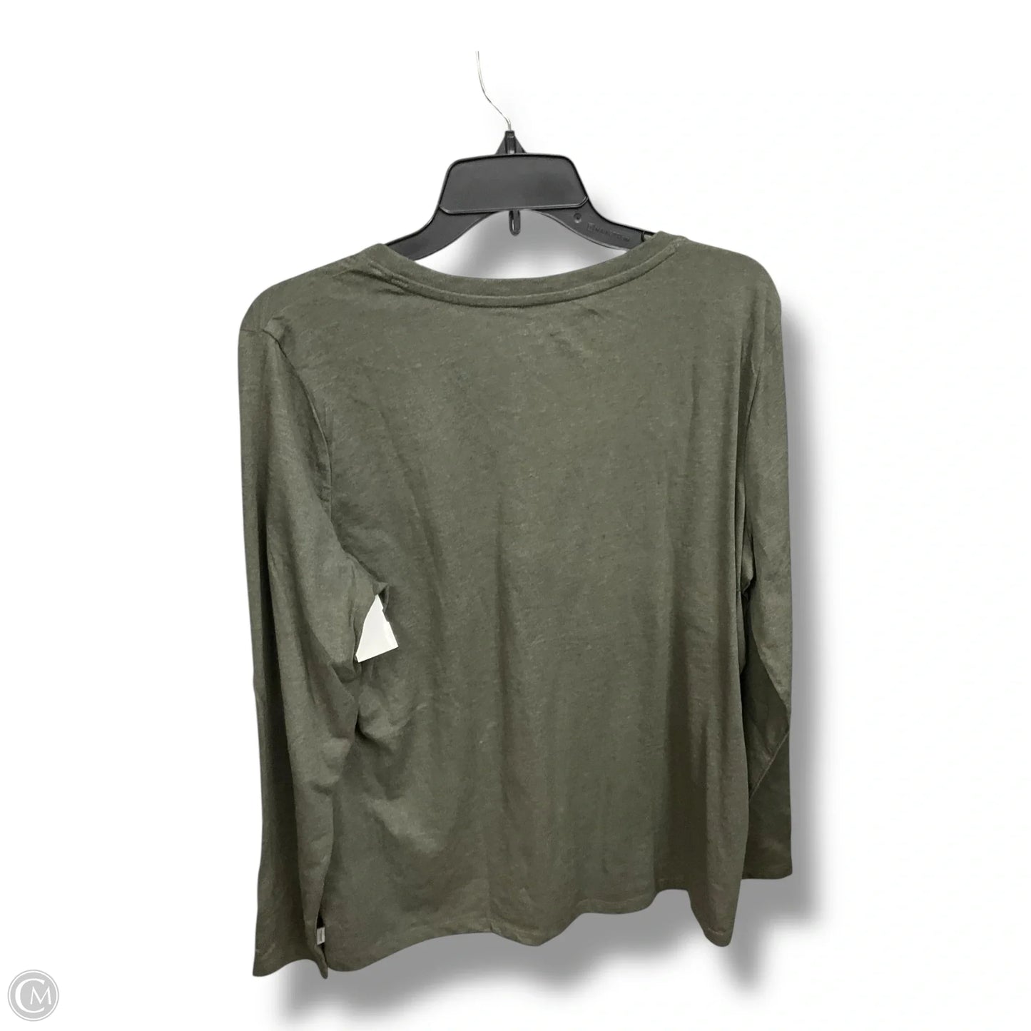 Top Long Sleeve Basic By Eddie Bauer In Green, Size: Xl