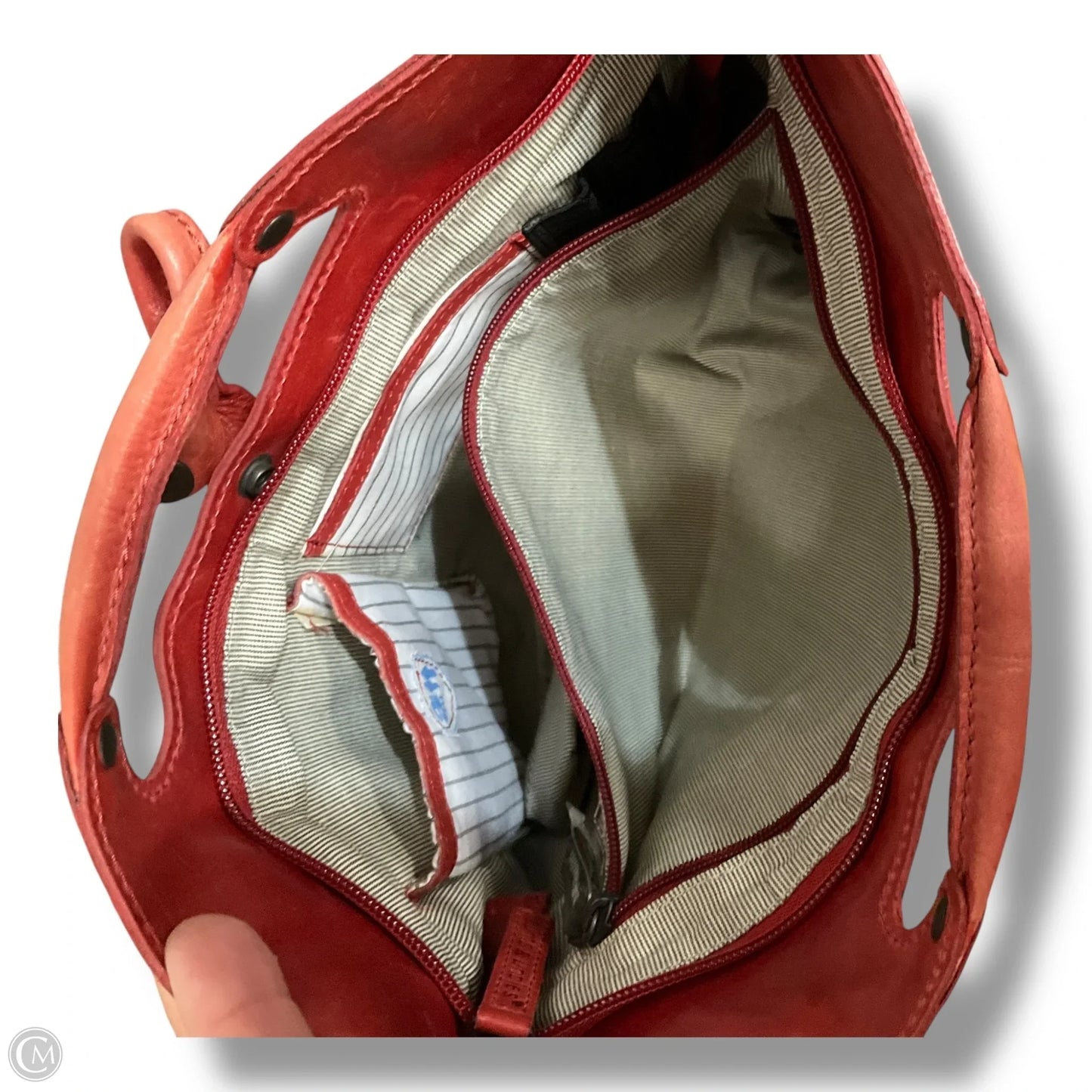 Crossbody Leather By Cma, Size: Medium