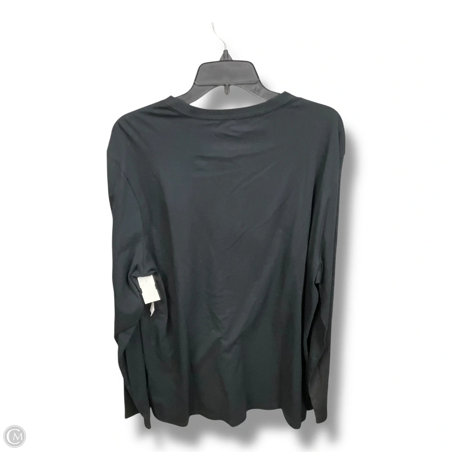 Top Long Sleeve Basic By Gap In Black, Size: Xl
