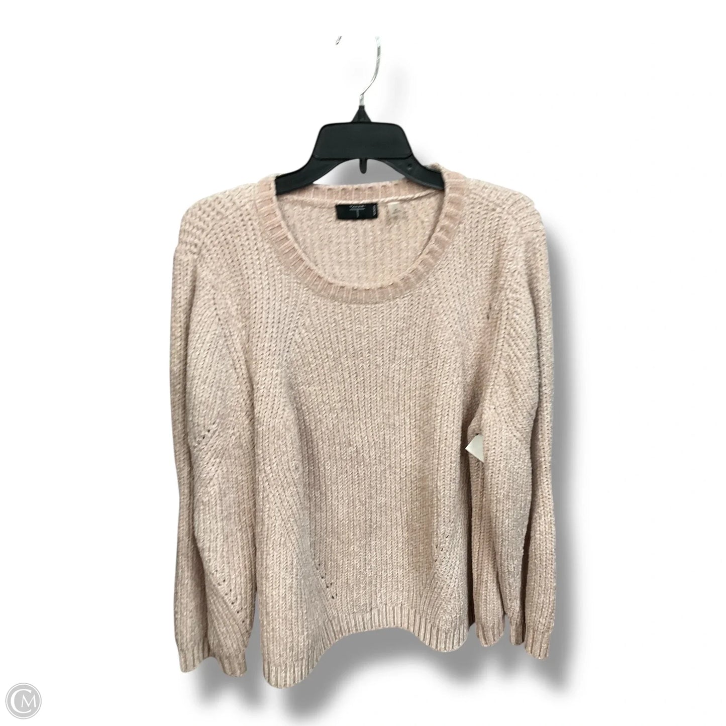 Sweater By Tahari In Pink, Size: 2x