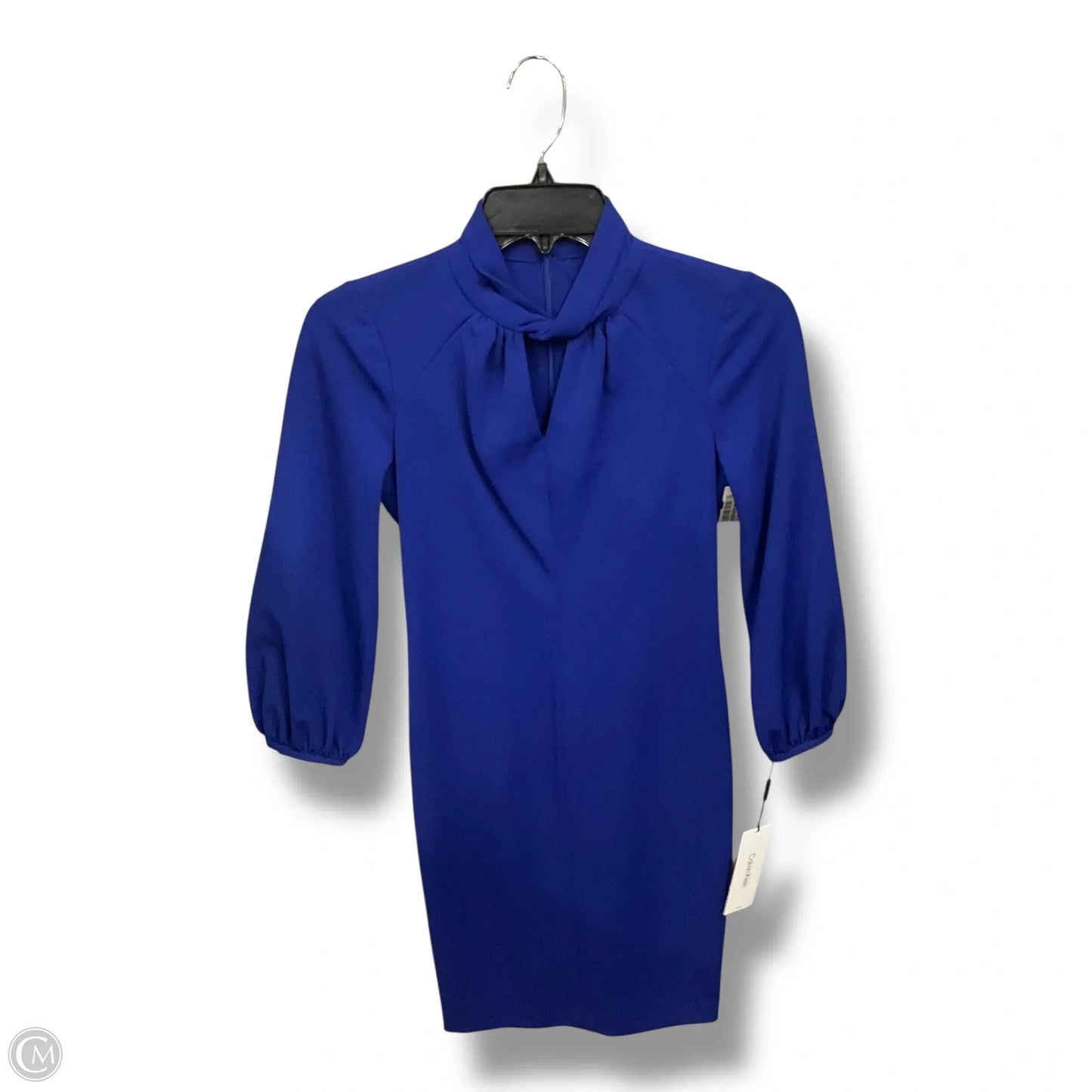 Dress Casual Short By Calvin Klein In Blue, Size: Xs