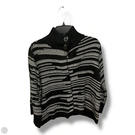 Shawl By Chicos In Black & White, Size: L