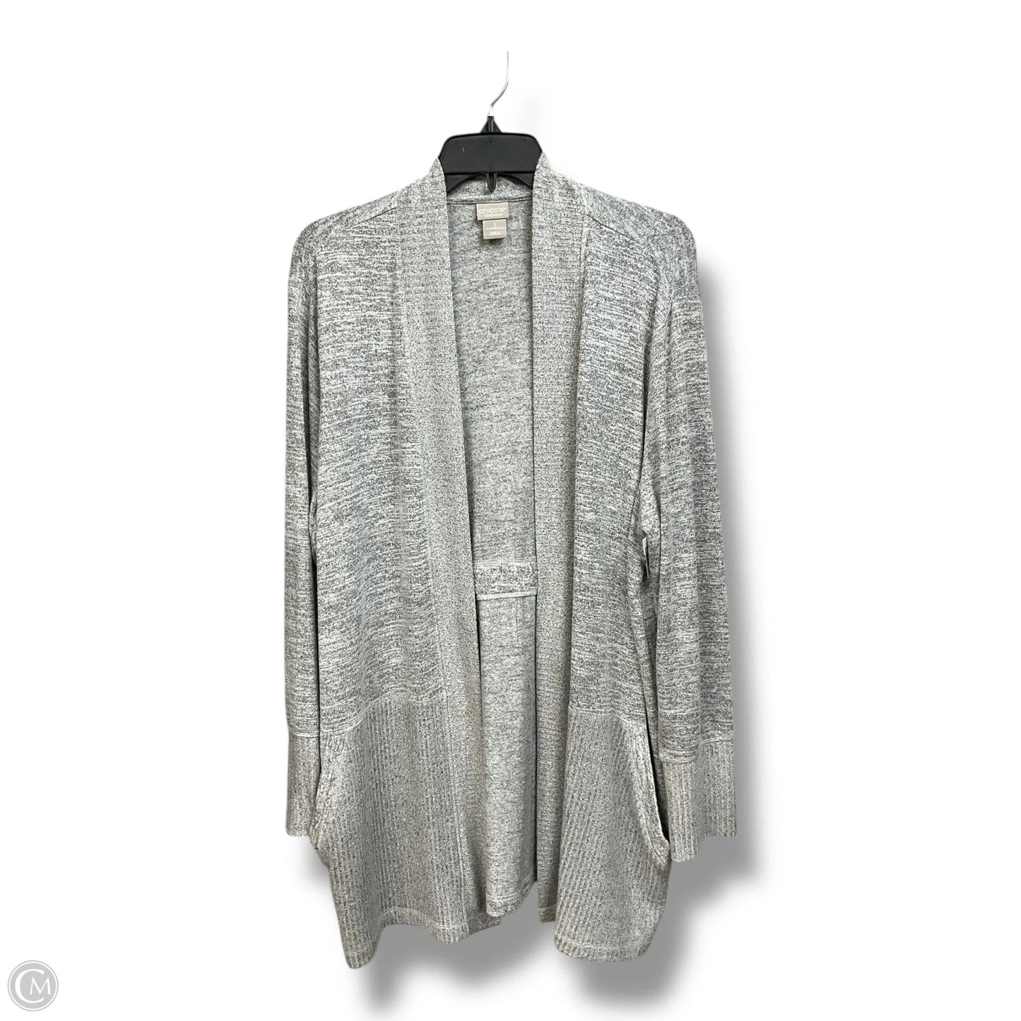 Cardigan By Chicos In Grey, Size: Xl