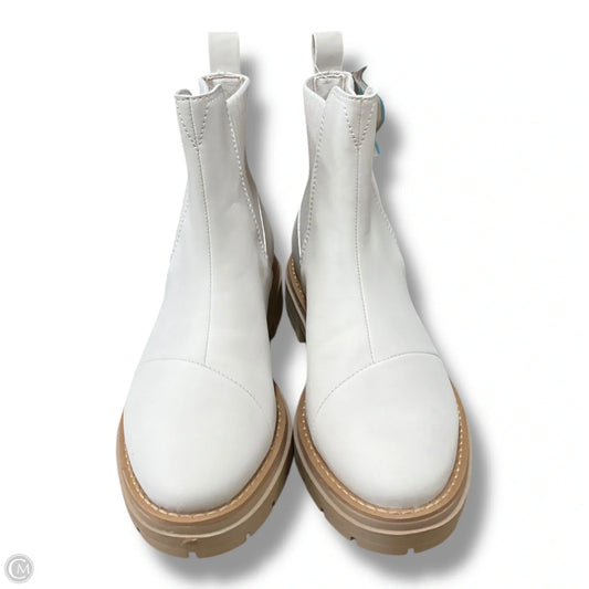 Boots Ankle Flats By Toms In Cream, Size: 7.5