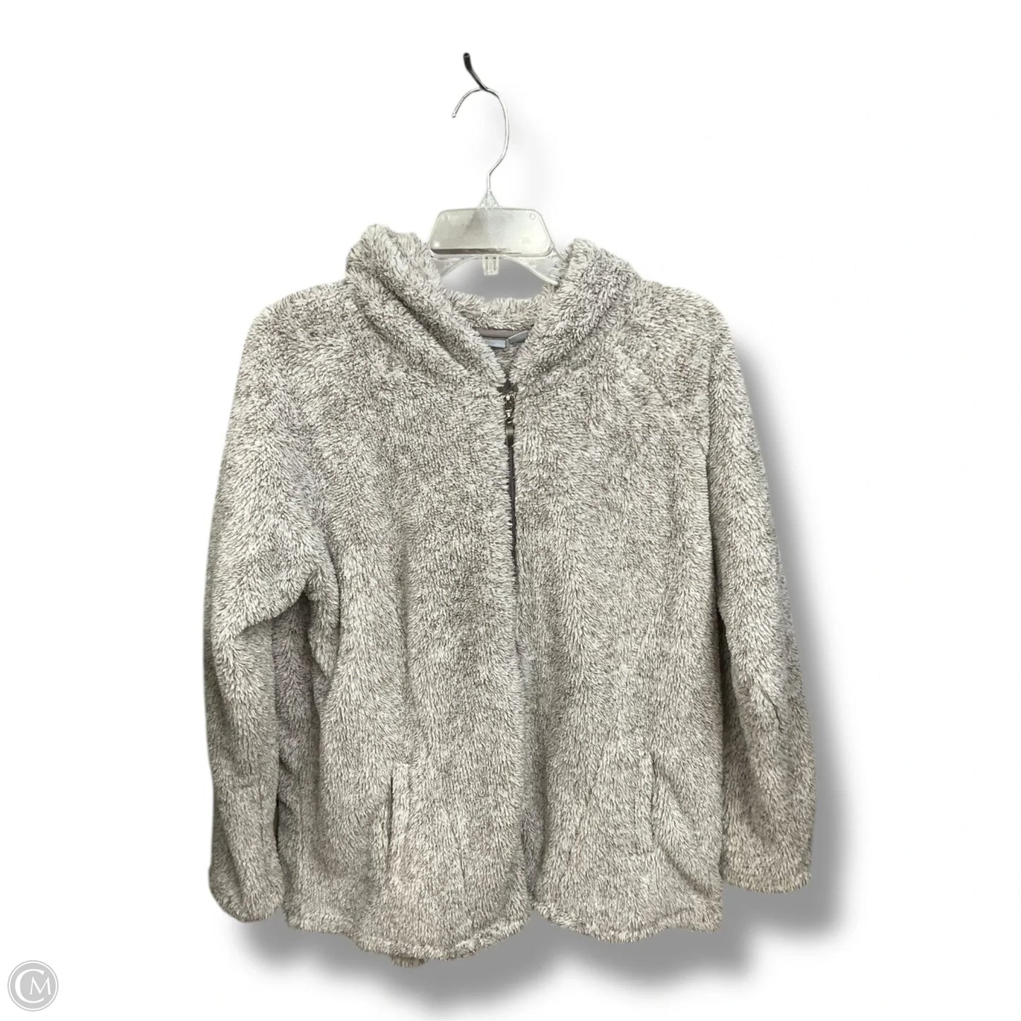 Jacket Faux Fur & Sherpa By Jason Maxwell In Purple, Size: 1x