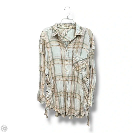 Dress Casual Short By Free People In Plaid Pattern, Size: M
