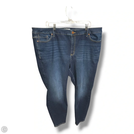 Jeans Skinny By Lane Bryant In Blue Denim, Size: 26