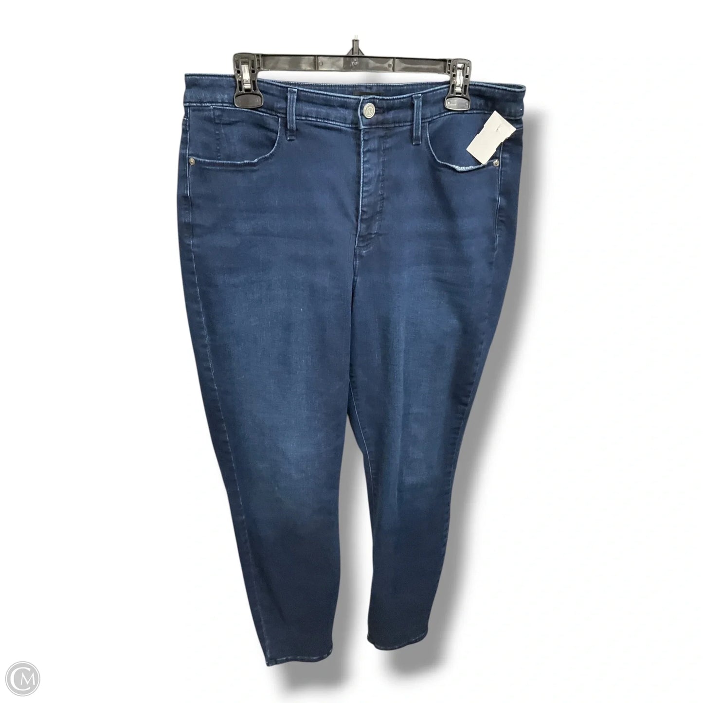 Jeans Skinny By Talbots In Blue Denim, Size: 12