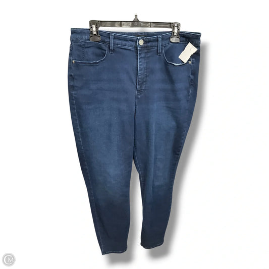 Jeans Skinny By Talbots In Blue Denim, Size: 12