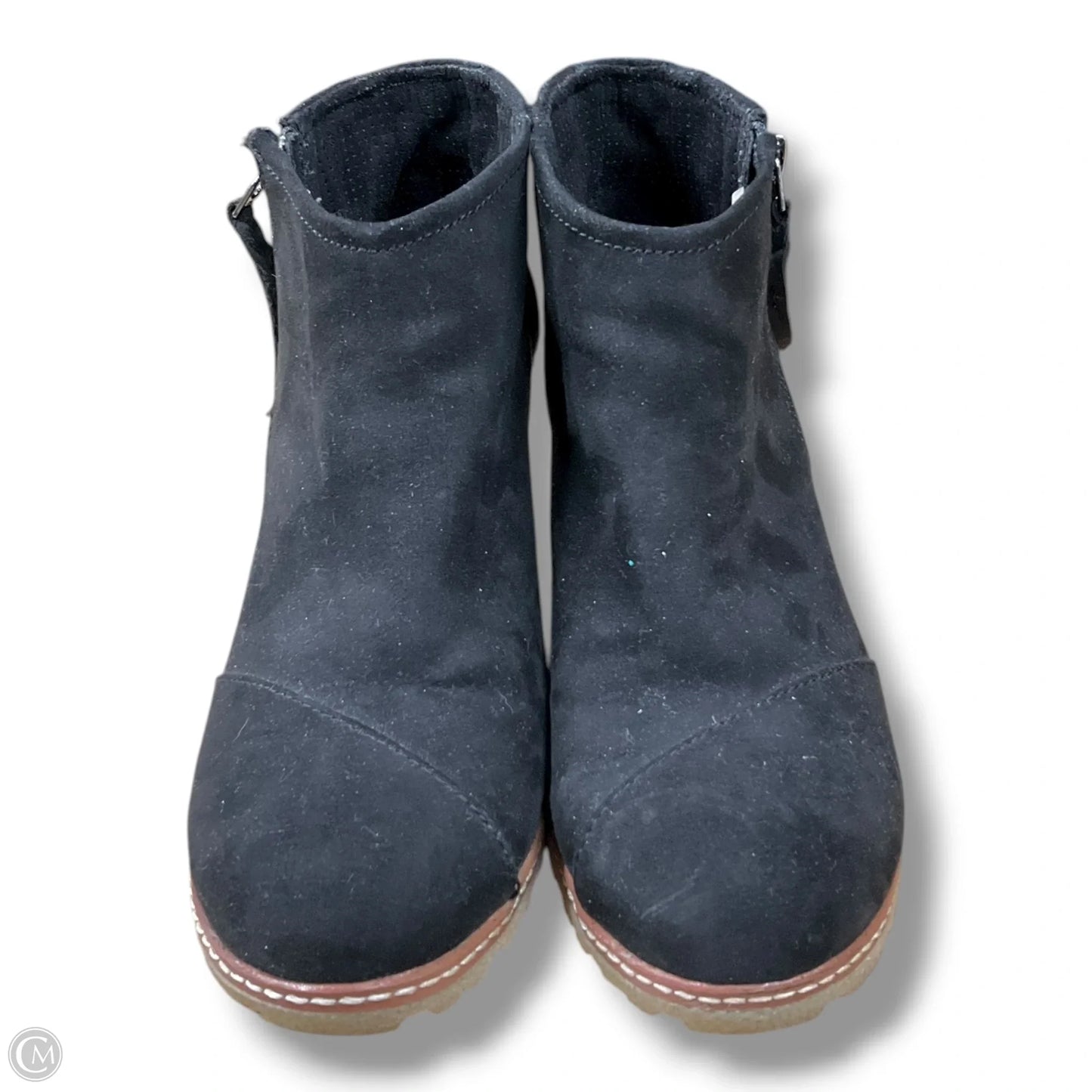 Boots Ankle Heels By Toms In Black, Size: 8.5