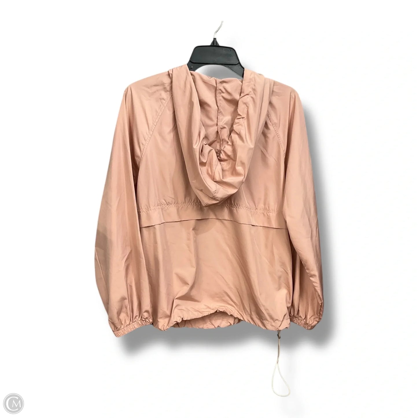 Jacket Windbreaker By Main Strip In Peach, Size: S
