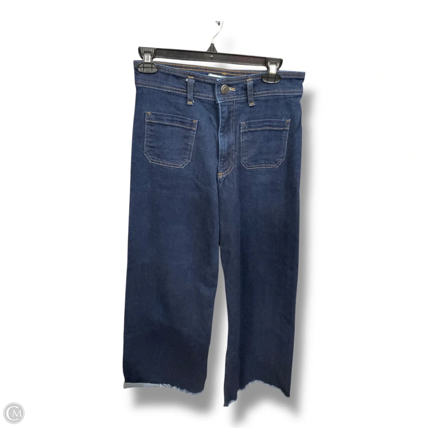 Jeans Wide Leg By Zara In Blue, Size: 6