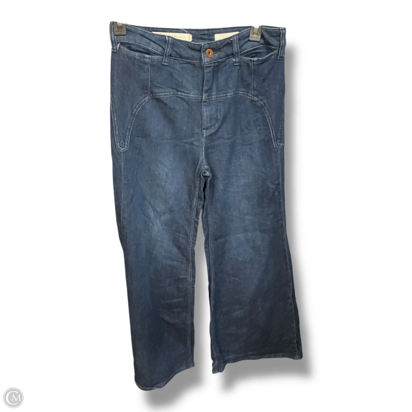 Jeans Flared By Pilcro In Blue Denim, Size: 4