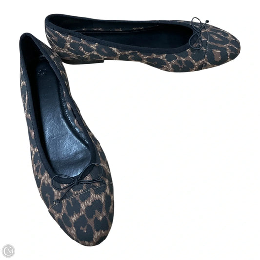 Shoes Flats By H&m In Animal Print, Size: 11
