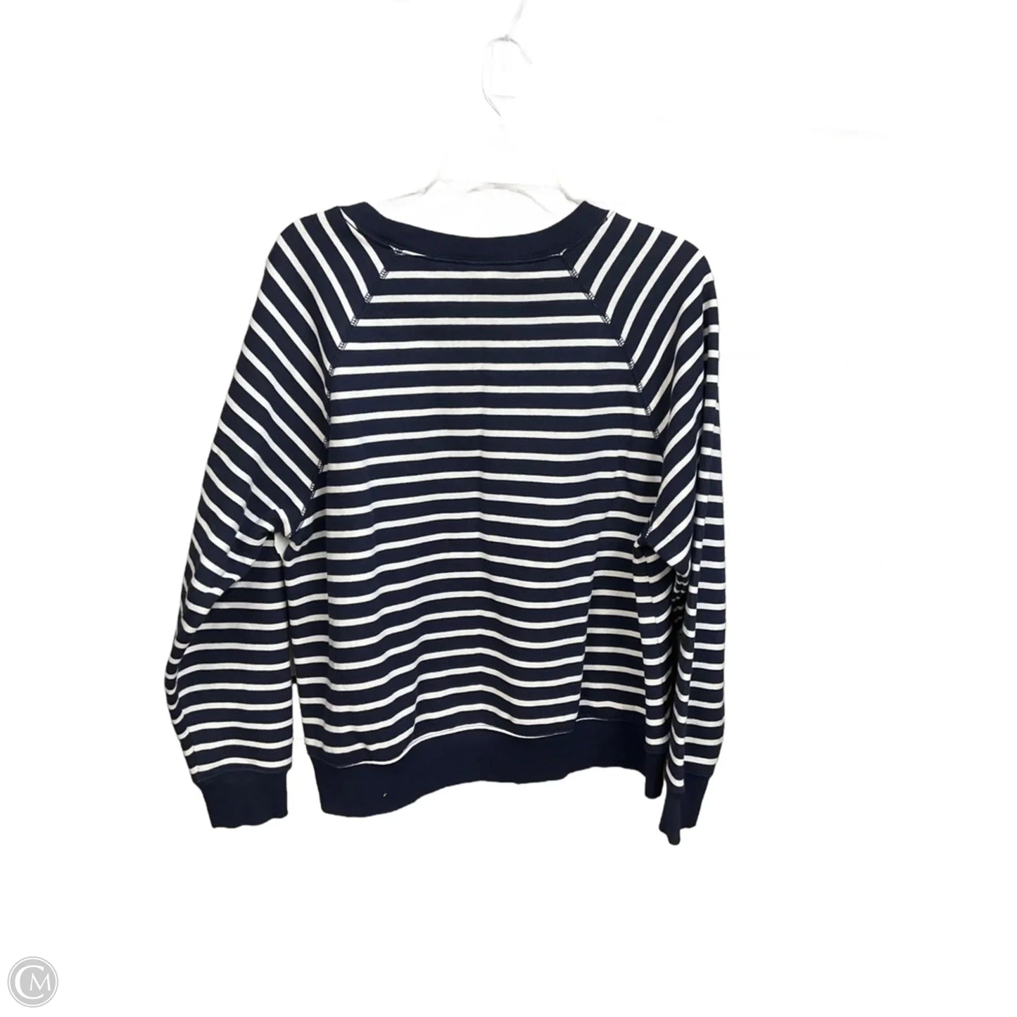 Top Long Sleeve By Old Navy In Striped Pattern, Size: L