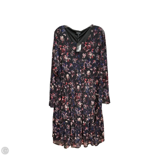 Dress Casual Short By Torrid In Floral Print, Size: 4x
