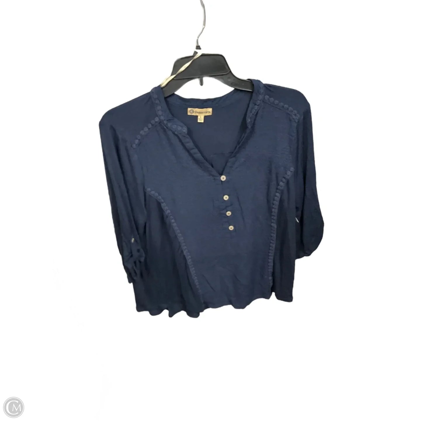 Top 3/4 Sleeve By Democracy In Blue, Size: L
