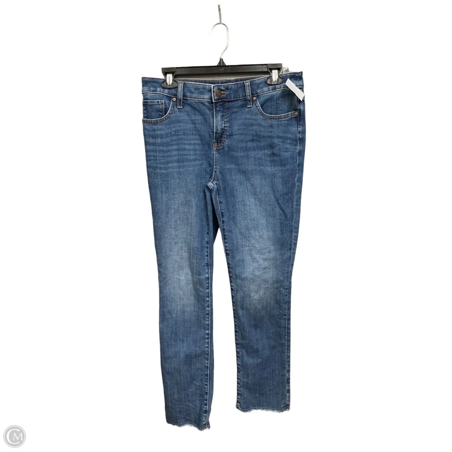 Jeans Skinny By Chicos In Blue Denim, Size: 4