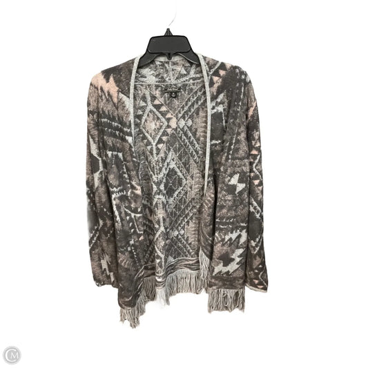 Cardigan By Lucky Brand In Grey, Size: M