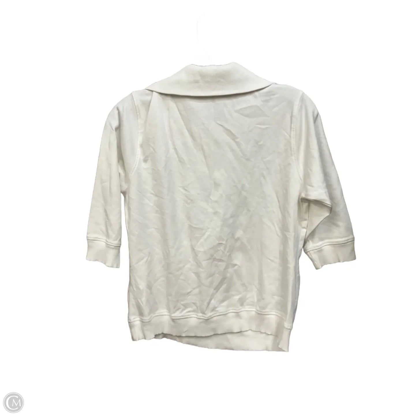 Top 3/4 Sleeve By Peter Millar In White, Size: S