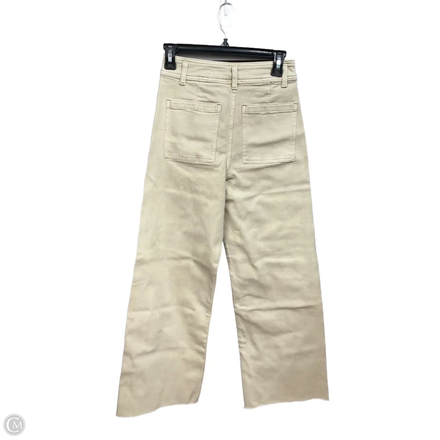 Jeans Wide Leg By Miou Muse In Tan Denim, Size: S