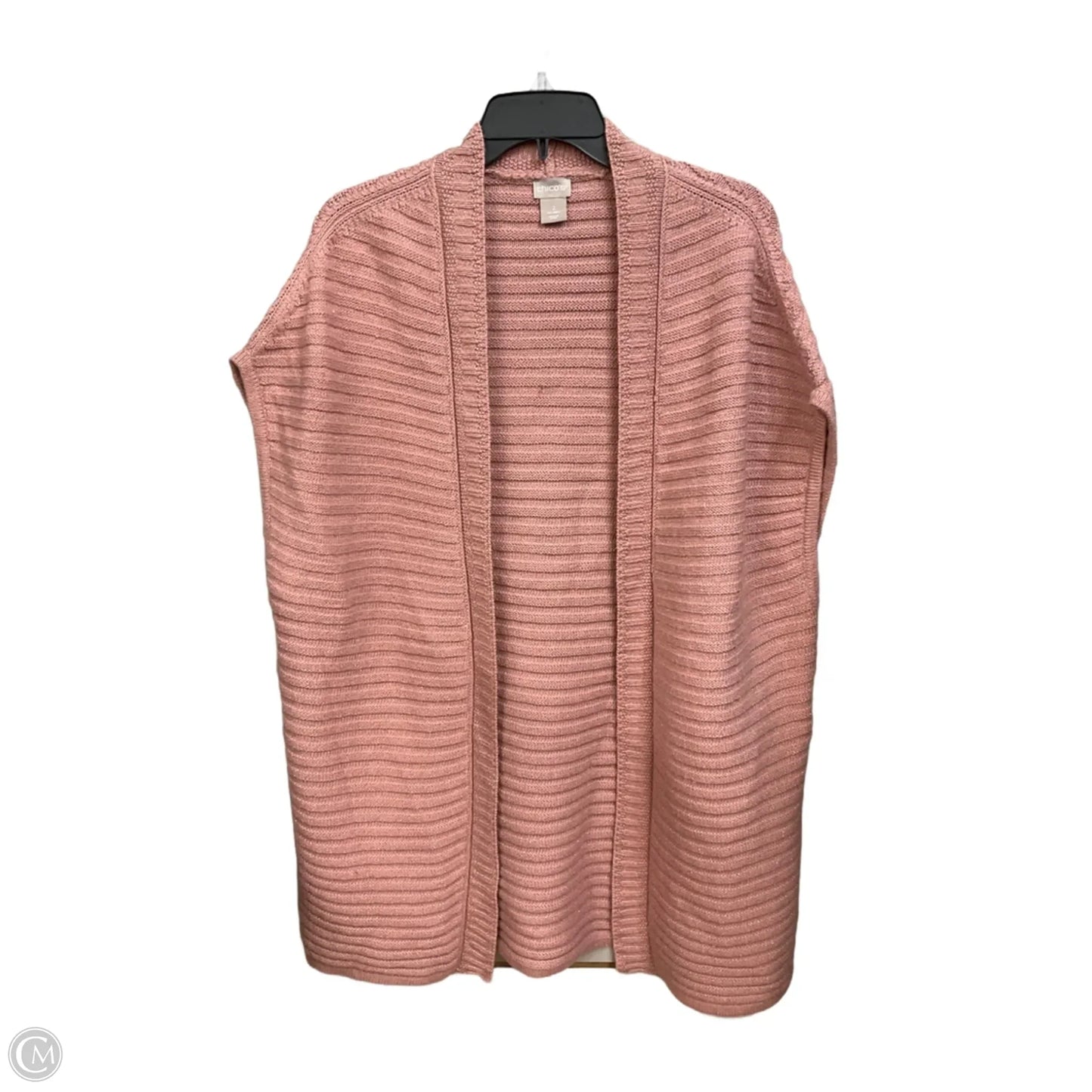 Cardigan By Chicos In Pink, Size: L