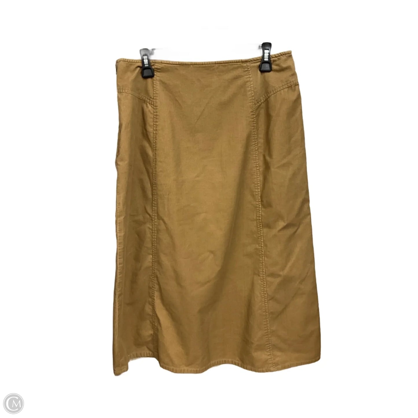 Skirt Midi By Liz Claiborne In Tan, Size: 12