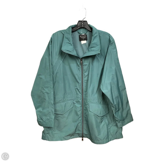 Coat Raincoat By Athleta In Green, Size: Xl