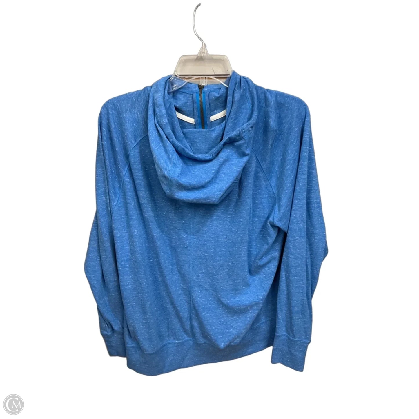 Athletic Jacket By Nike Apparel In Blue, Size: 1x