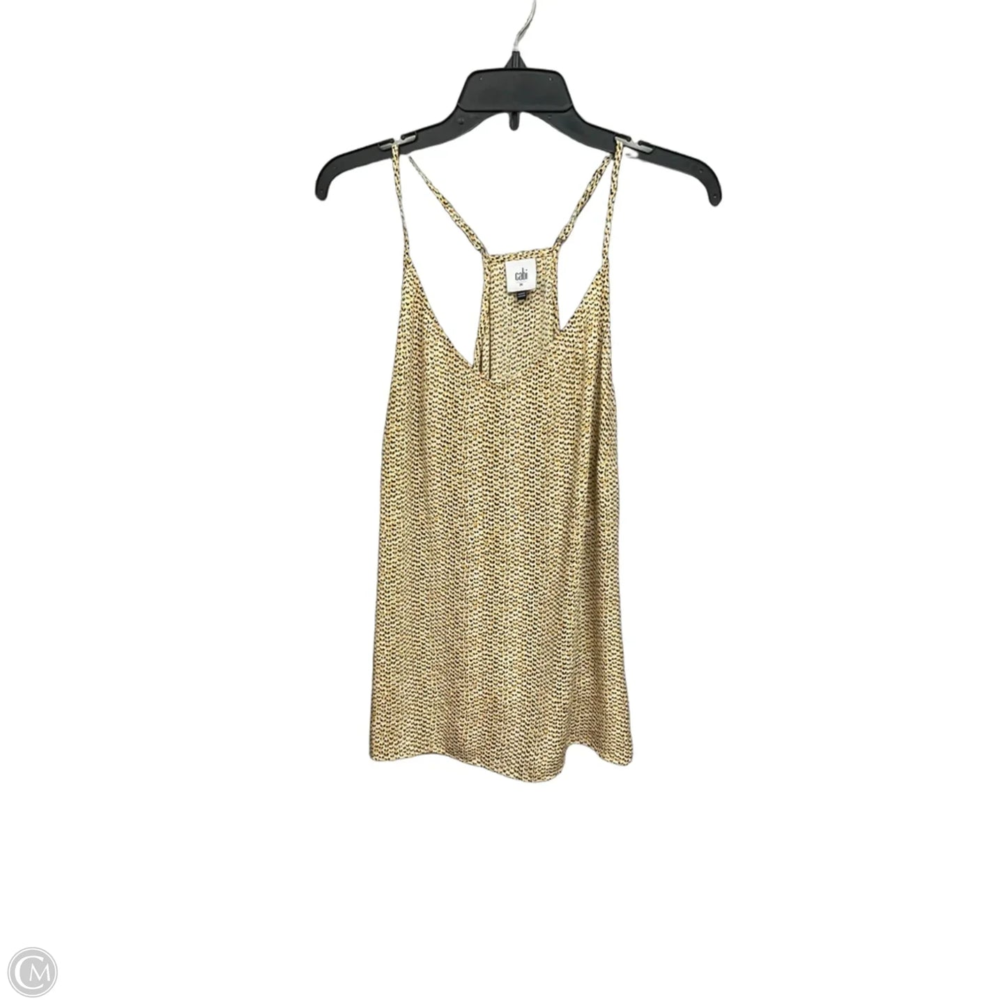 Top Sleeveless By Cabi In Yellow, Size: M
