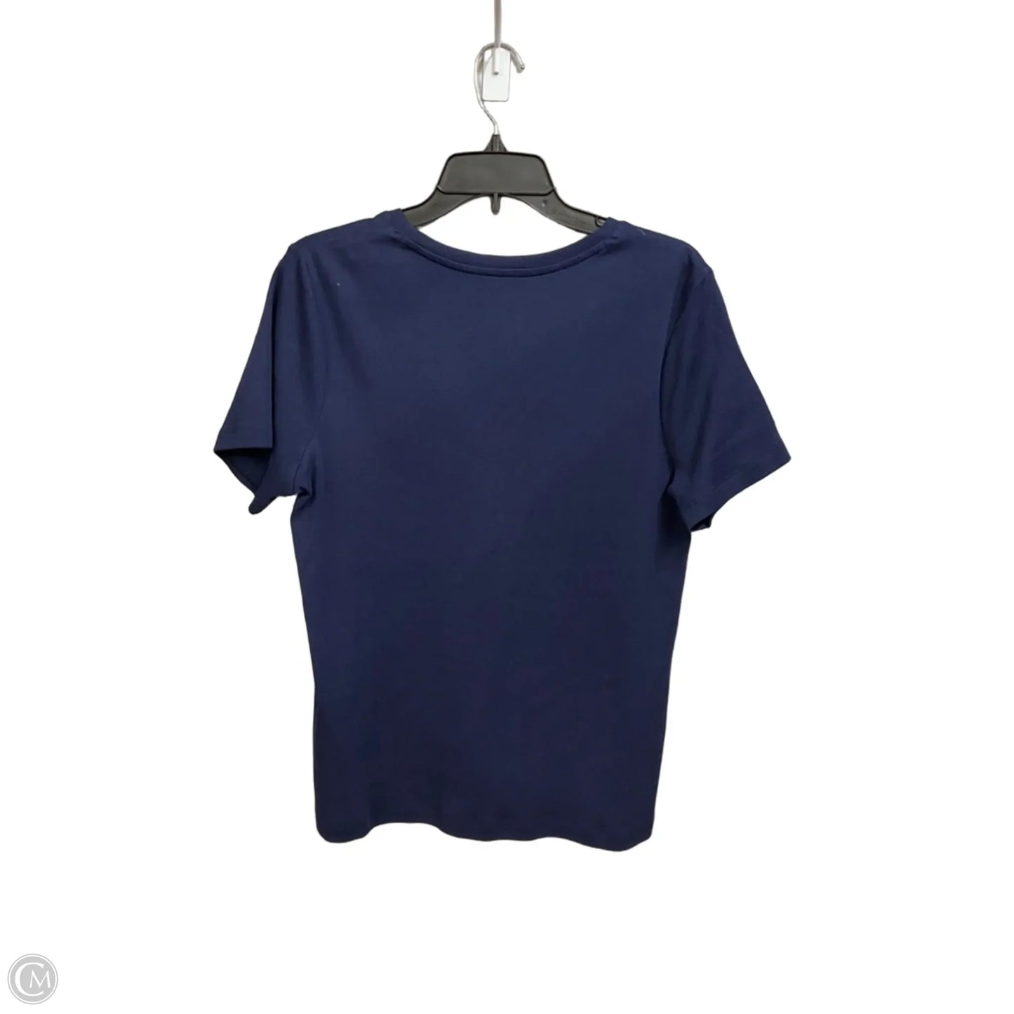 Top Short Sleeve Basic By Chicos In Blue, Size: L