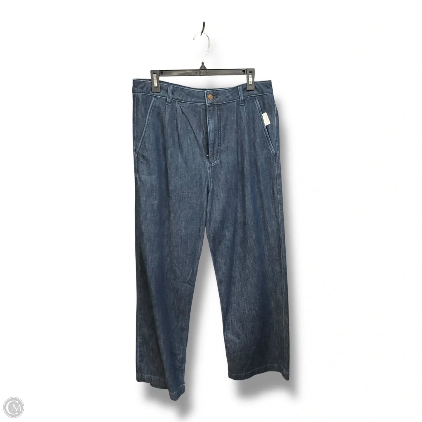 Jeans Wide Leg By J. Crew In Blue Denim, Size: 10