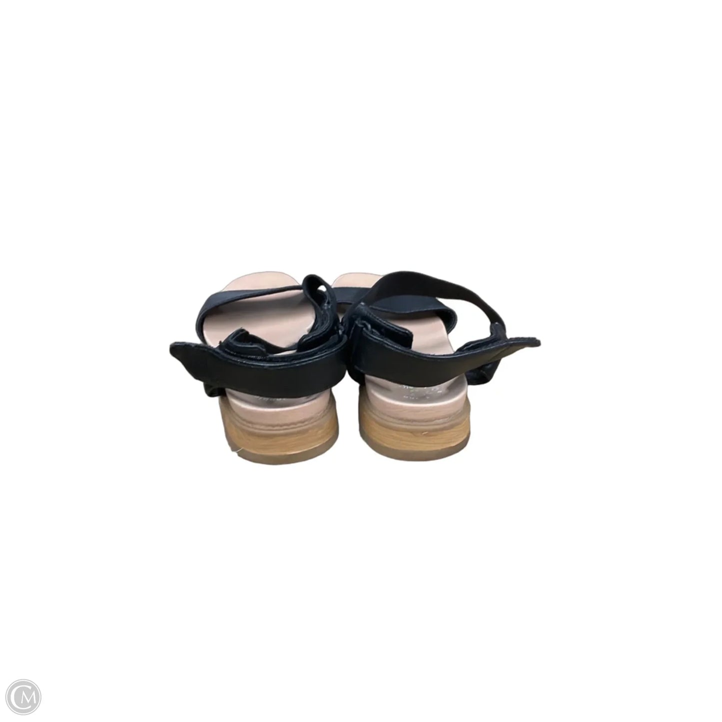 Sandals Flats By Dr Scholls In Black & Tan, Size: 9.5