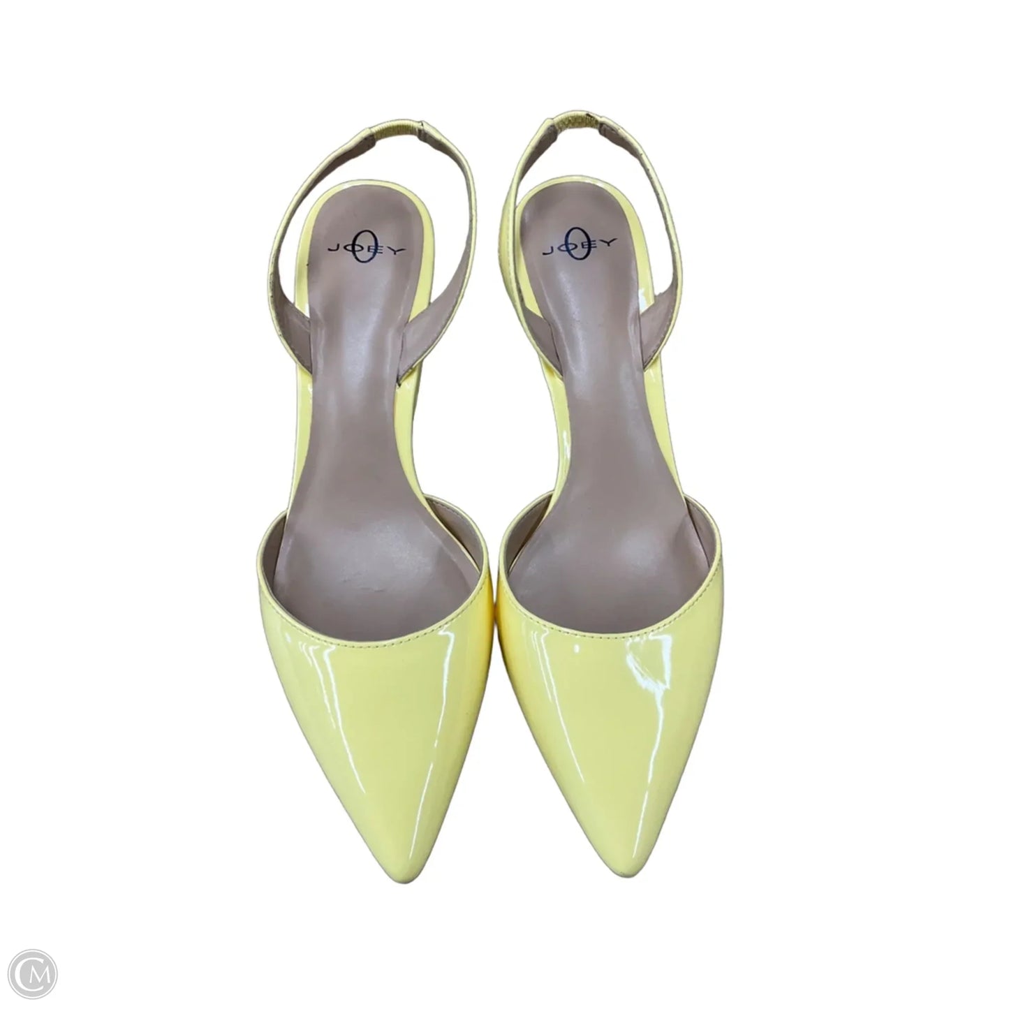 Shoes Heels Kitten By Cmc In Yellow, Size: 9.5