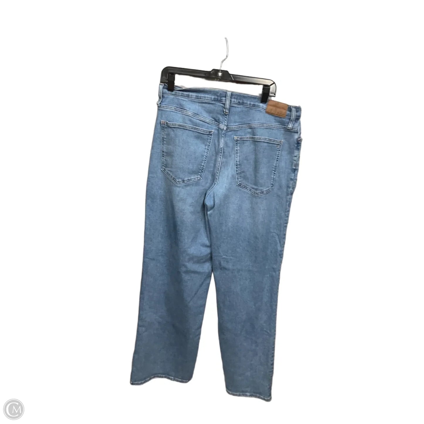 Jeans Wide Leg By Madewell In Blue Denim, Size: 14