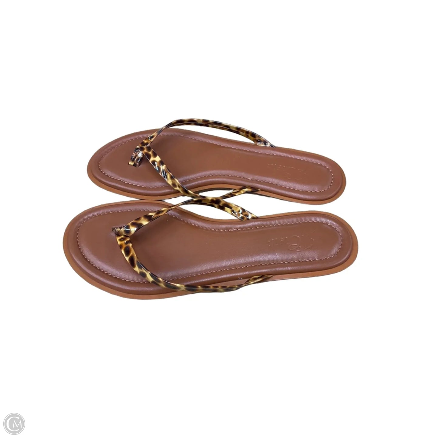 Sandals Flip Flops By J. Crew In Brown, Size: 9.5