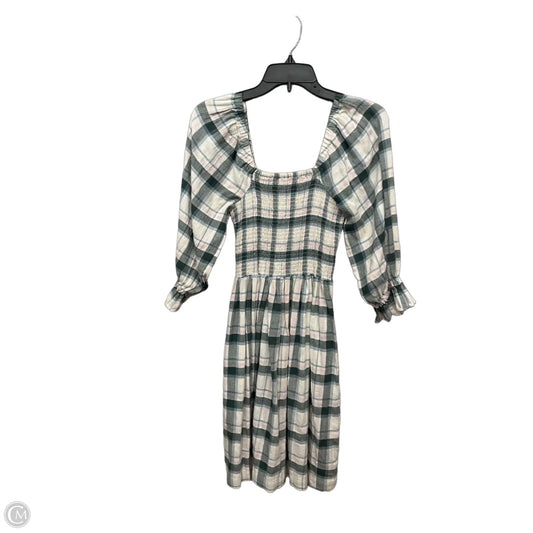 Dress Casual Short By Madewell In Plaid Pattern, Size: Xs