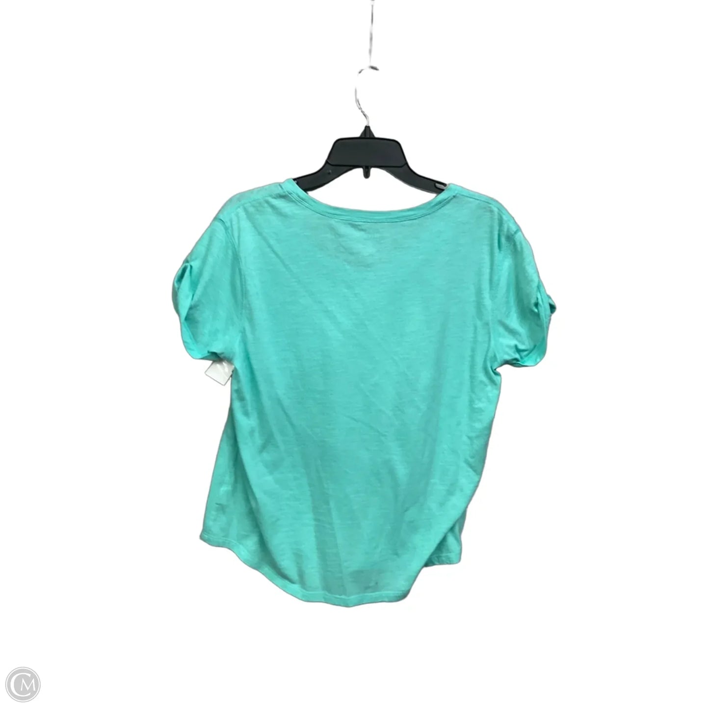 Top Short Sleeve Basic By Ana In Teal, Size: Lp
