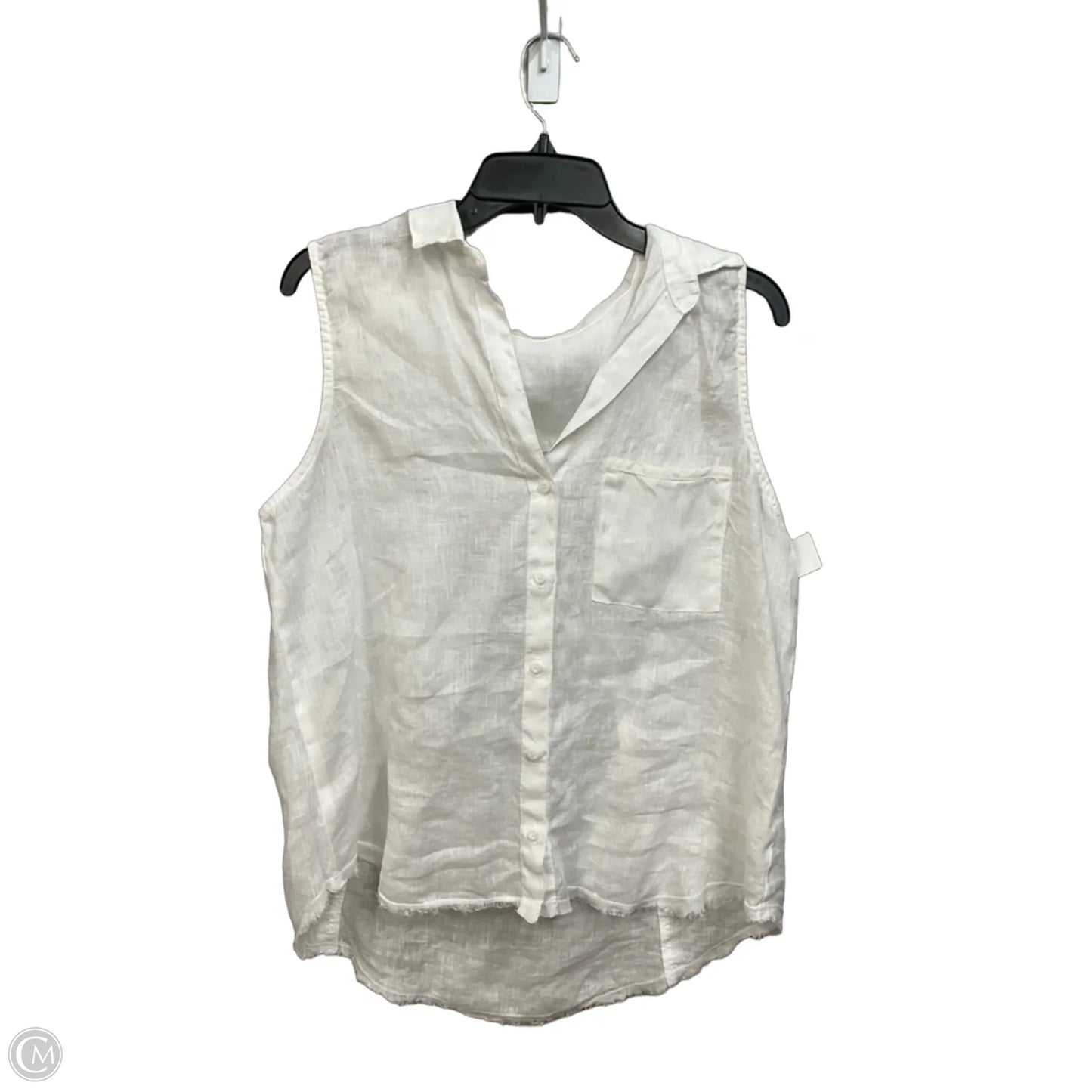 Top Sleeveless By Bella Dahl In White, Size: L