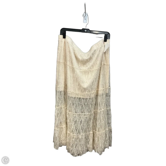 Skirt Maxi By And Now This In Cream, Size: 14
