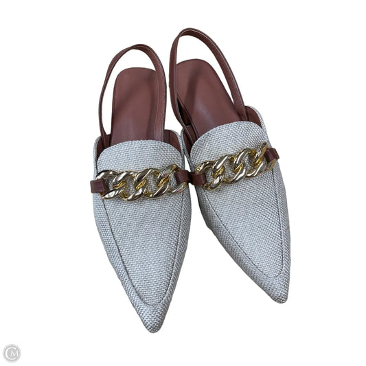 Shoes Heels Block By Clothes Mentor In Tan, Size: 6.5